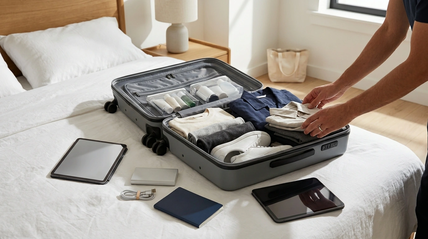 Pack Light: Minimalist Digital Travel Packing Planner